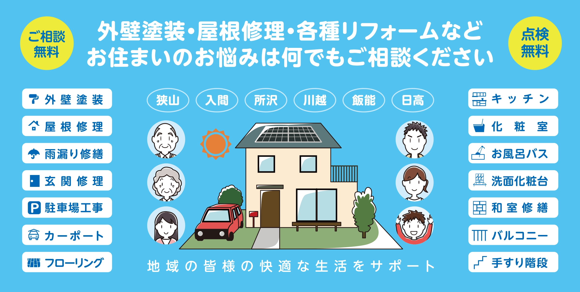 施工メニュー一覧